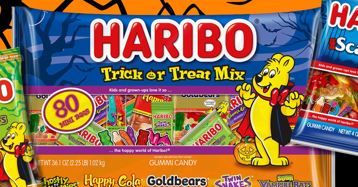 Haribo halloween mini bags candy mix