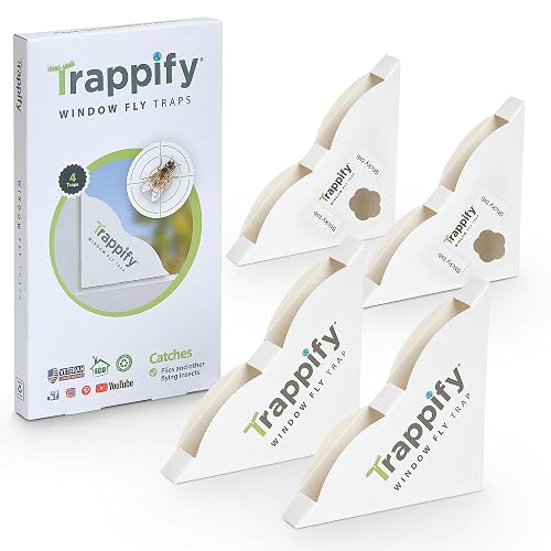 Trappify Window Corner Fly Traps, 4 Pack