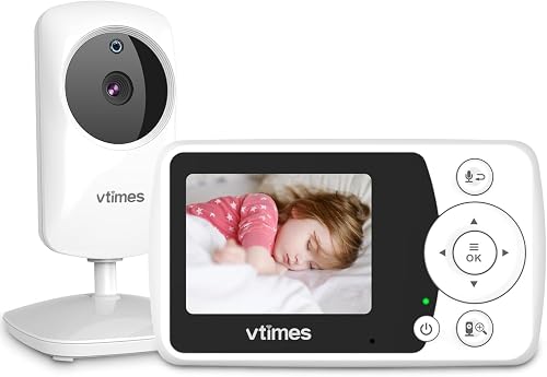 VTimes Baby Monitor, No WiFi, 2.4" Screen