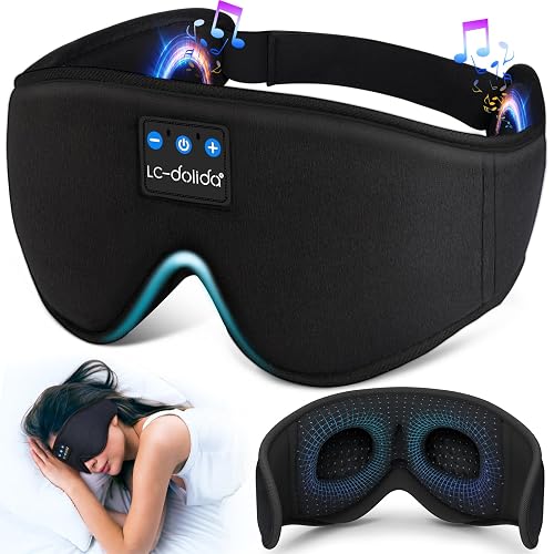 LC-dolida Bluetooth Sleep Headphones Mask
