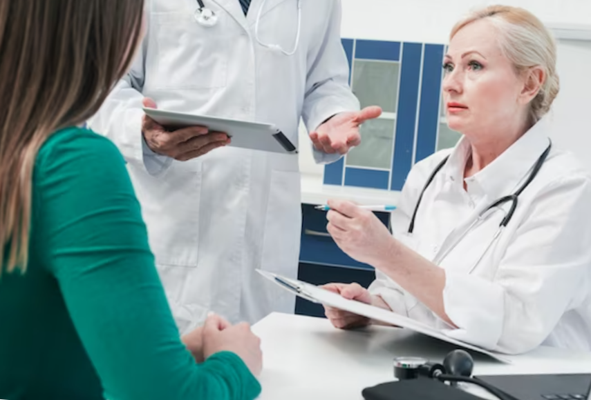 doctor tending to a patient