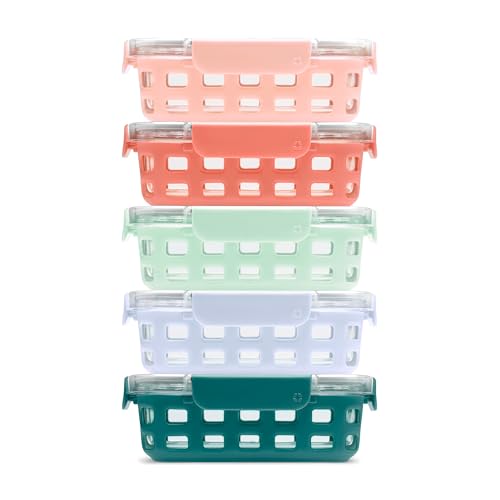 Ello Duraglass 3.4-Cup Meal Prep Containers, 10 Pc
