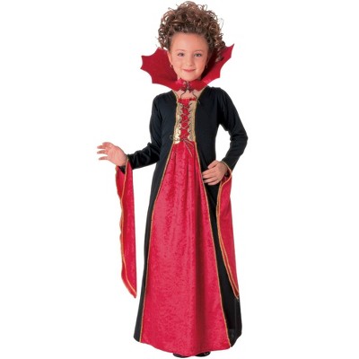 Kids gothic vampiress dress costume