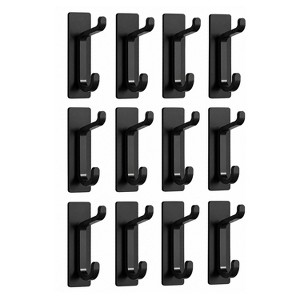 Home Collection Pack of 12 Heavy Duty Adhesive Wall Hooks