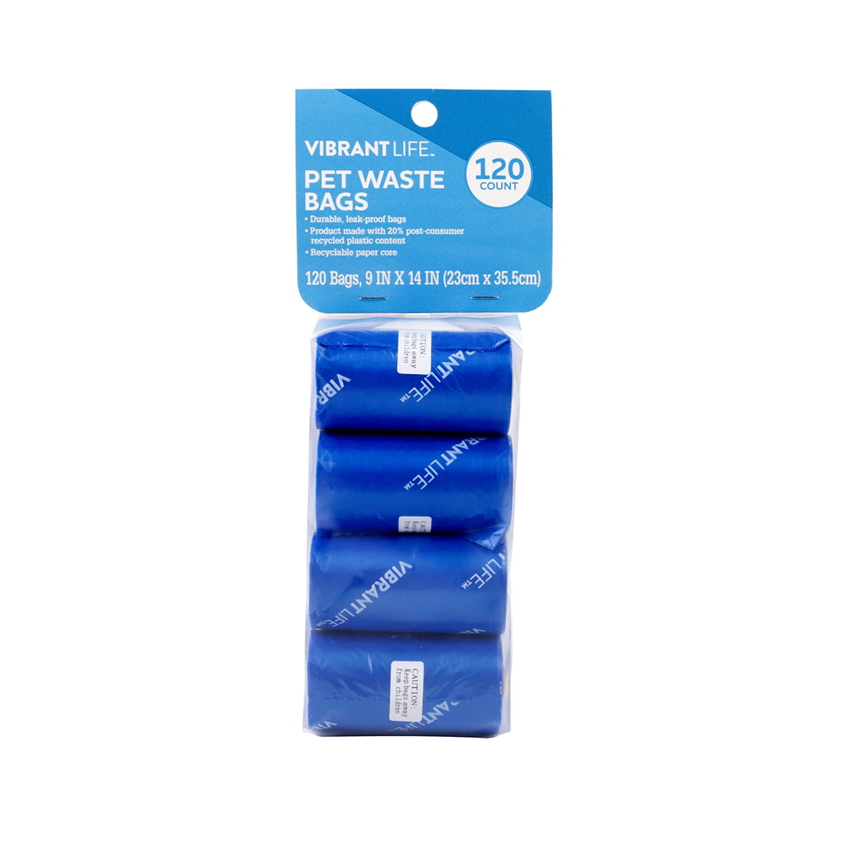 Vibrant Life Dog Waste Bag Refills, 120 Count