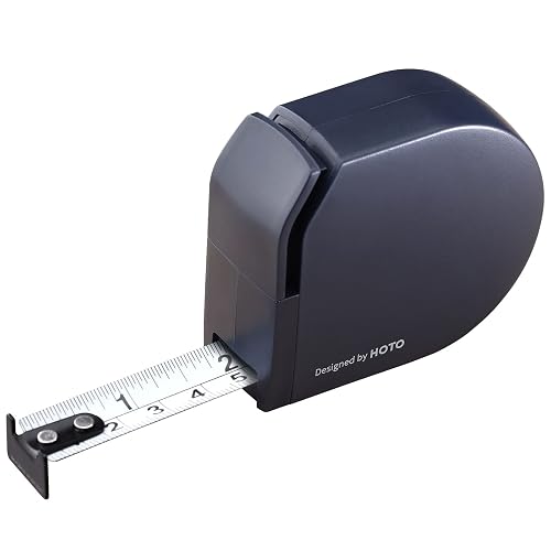 HOTO Pocket-Size Self-Locking Tape Measure, 10 ft
