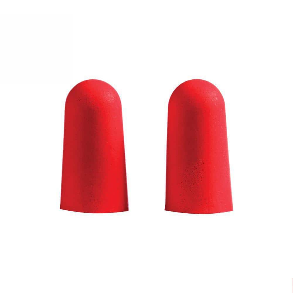 Milwaukee Red Disposable Earplugs, 10 Pack