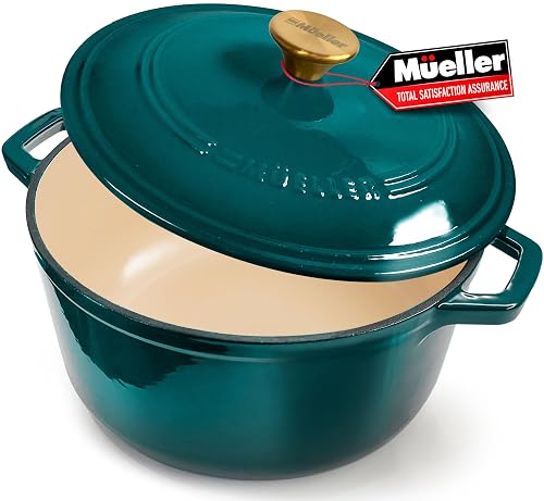 Mueller DuraCast Enameled Dutch Oven, 6 Quart