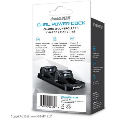 dreamGEAR Dual Power Dock for PS4