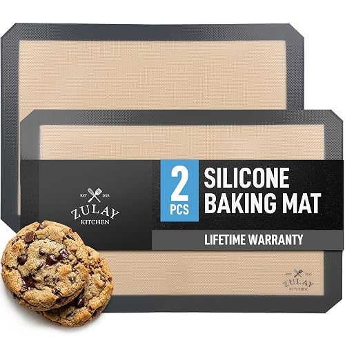 Zulay Kitchen Silicone Baking Mat, 2 Pack