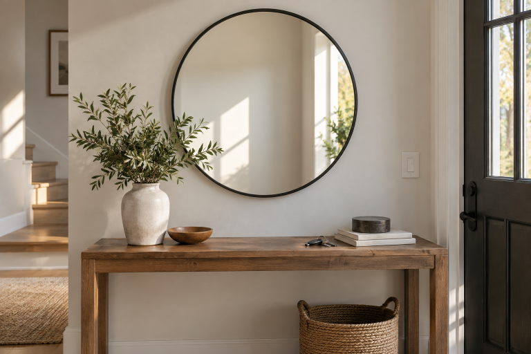 Round Wall Mirrors: Diameter, Frame, Placement, and Mounting