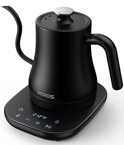 KOIOS 0.8L Gooseneck Electric Kettle with Temp Control