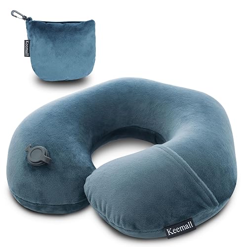 Keemall Inflatable Travel Neck Pillow