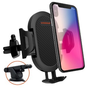 HyperGear 3-in-1 Phone Mount Kit, Universal Car Mount for Windshield, Dashboard and Air Vent