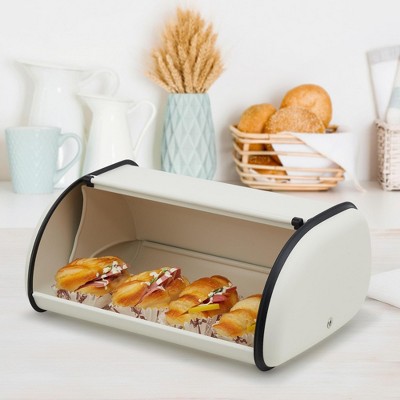 Beige Stainless Roll-Top Box at Target