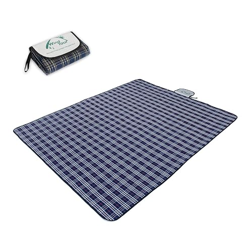 Wind Tour Waterproof Foldable Picnic Mat, 59 x 71