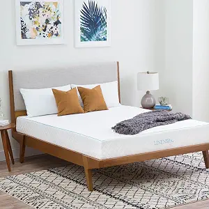 Linenspa 10-inch gel memory foam mattress