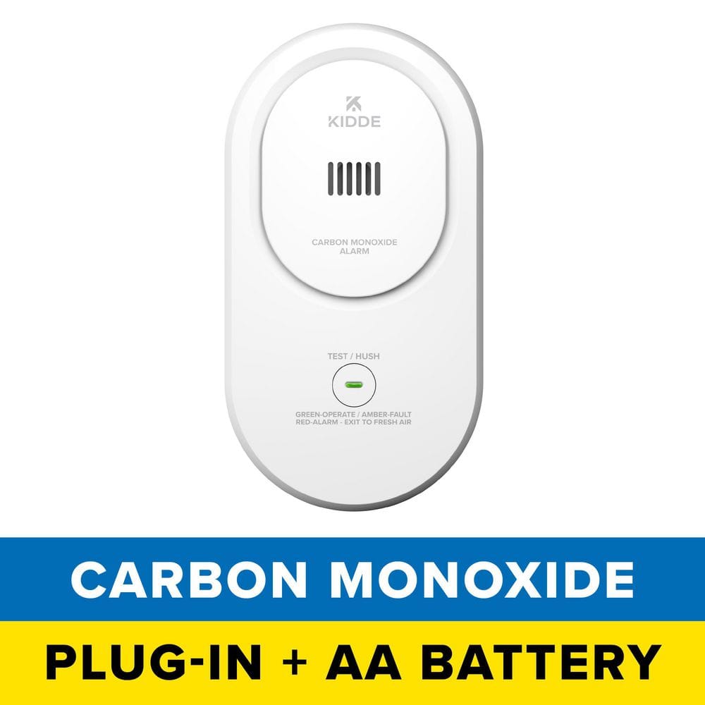 Kidde Plug-In CO Detector with AA Backup, Rotating Plug