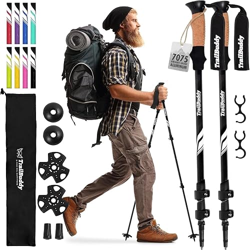 TrailBuddy 7075 Aluminum Trekking Poles
