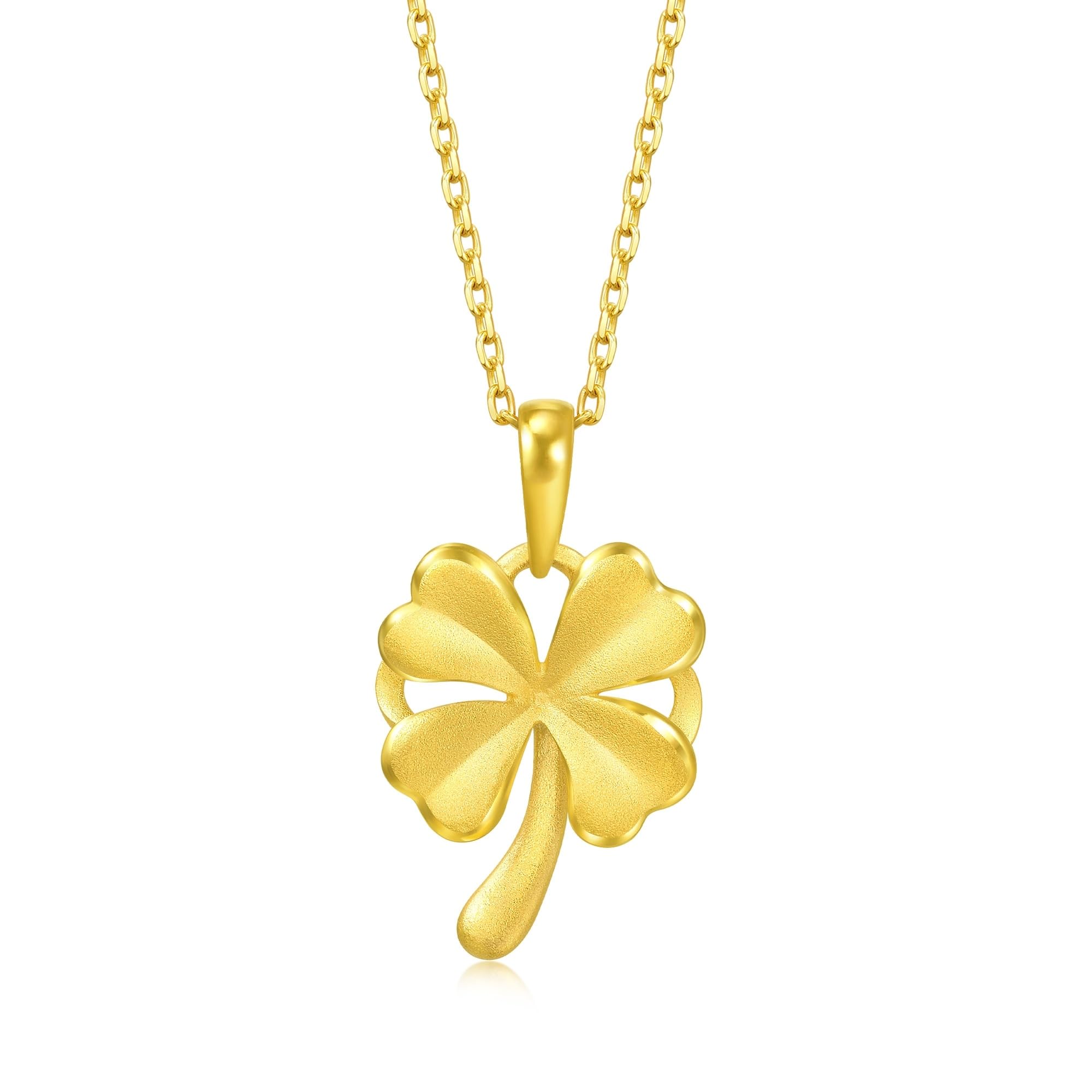 CHOW SANG SANG 999.9 24K Pure Gold Pendant Price-by-Weight 2.24g