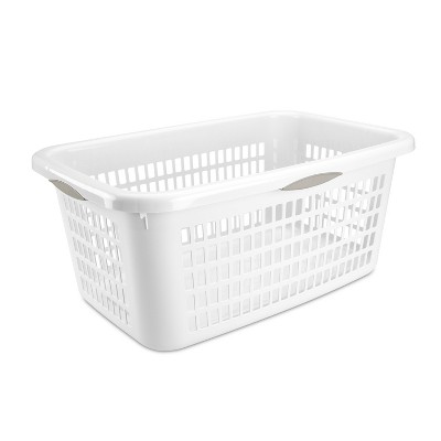 Brightroom Two-Bushel White Basket