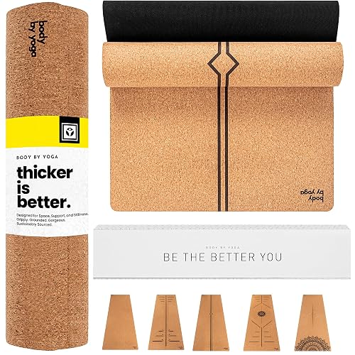Cork Yoga Mat with Natural Rubber Base