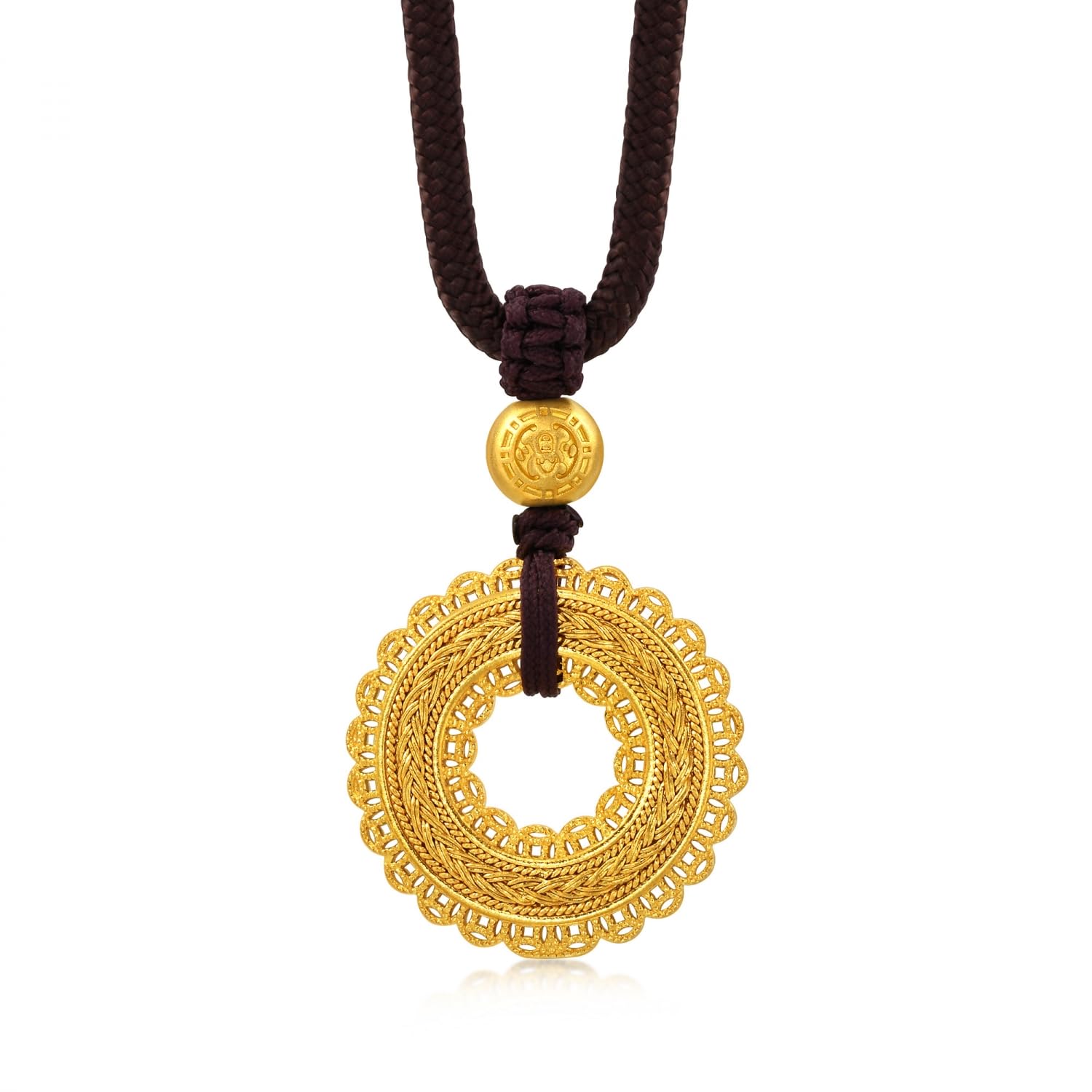 CHOW SANG SANG 999.9 24K Pure Gold Necklace Price-by-Weight 10.1g