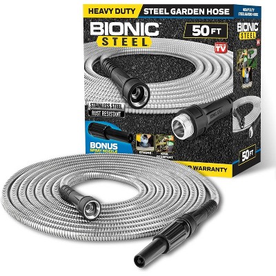 Bionic Steel 50 ft Stainless Steel Garden Hose