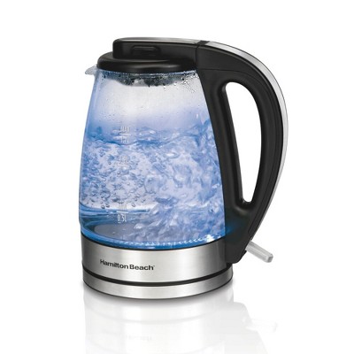 Hamilton Beach 1.7L Illuminated Glass Kettle 40869