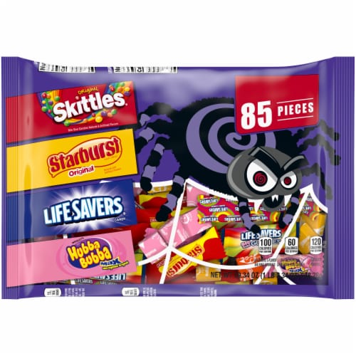 Starburst, Skittles and Life Savers gummies halloween assortment