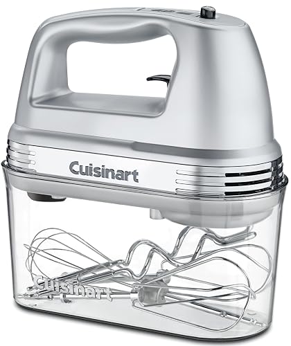 Cuisinart Electric Hand Mixer, 9 Speeds, Extra Long Beaters