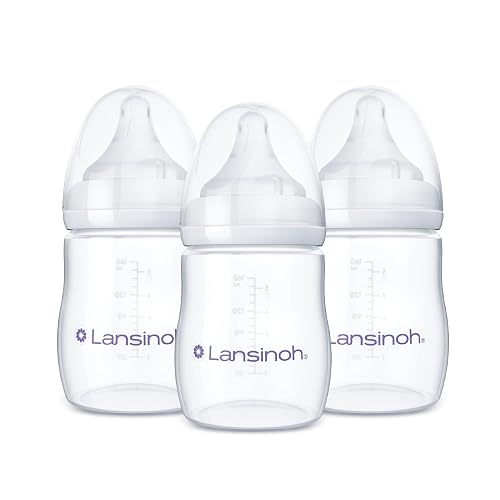 Lansinoh Anti-Colic Baby Bottles, 5 oz, 3 Count