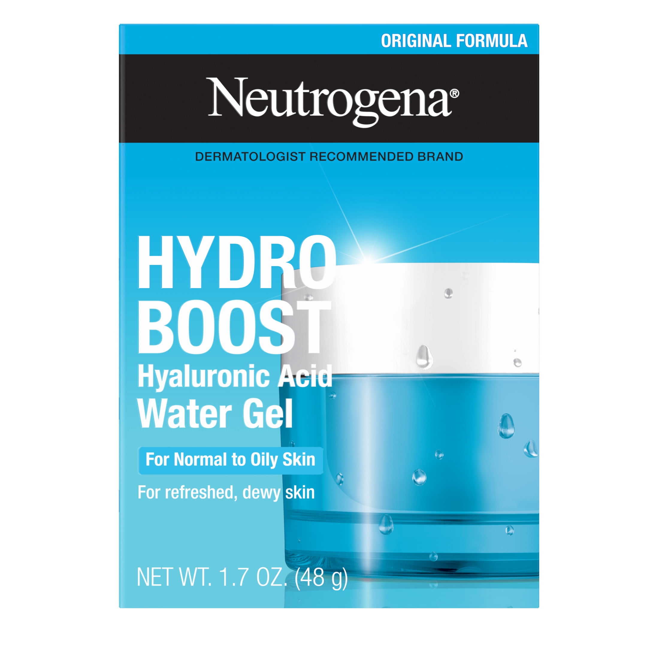 Neutrogena Hydro Boost Water Gel moisturizer jar