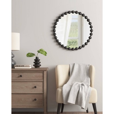 Marlowe 24.3-Inch Black Decorative Mirror
