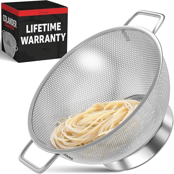 PriorityChef 4-Quart Steel Colander