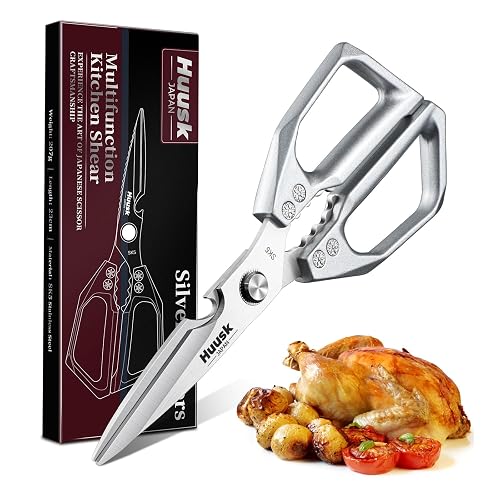 Huusk Japanese Steel Kitchen Scissors