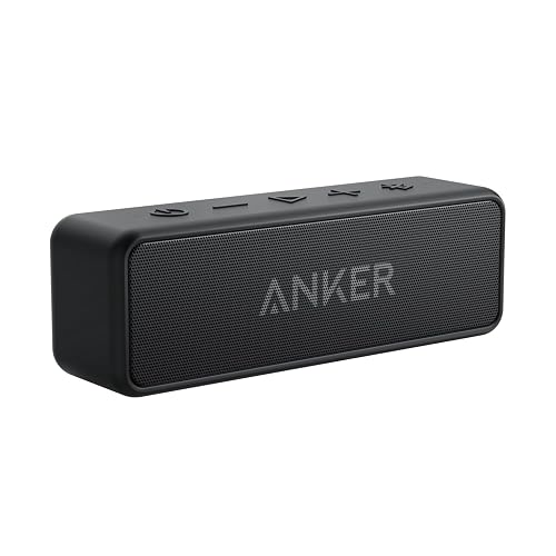 Anker Soundcore 2 Portable Bluetooth Speaker, 24-Hour Playtime, IPX7