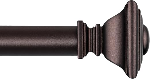 BRIOFOX Bronze Adjustable Curtain Rod
