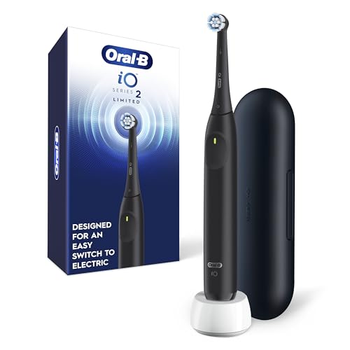 Oral-B iO Simple Clean Rechargeable Electric Toothbrush, Night Black, Gentle Care Head