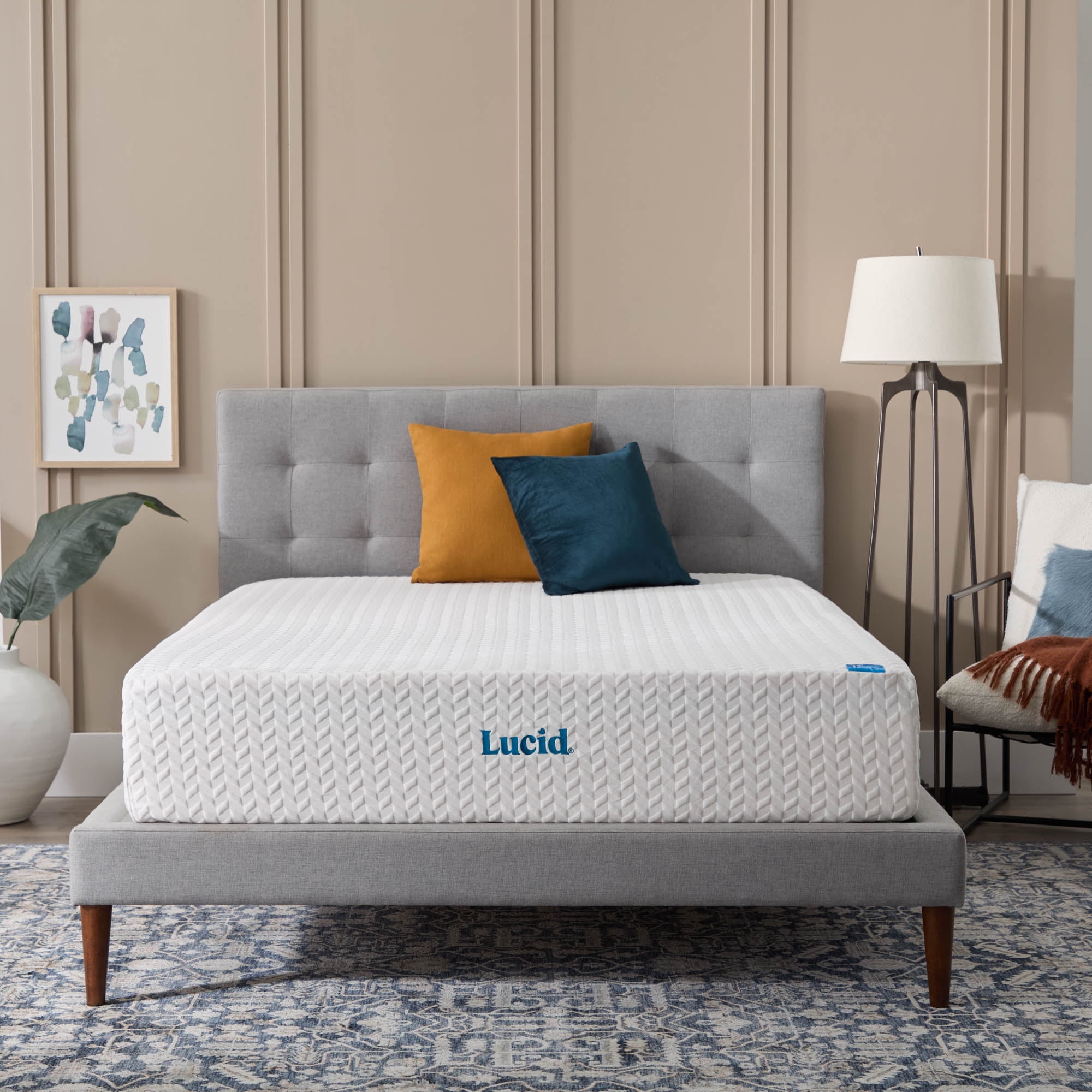 Lucid Refresh 12-inch gel memory foam mattress