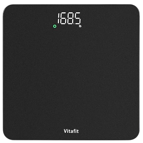 Vitafit Bathroom Scale for Body Weight, 0.1 lb Increments, 400 lb