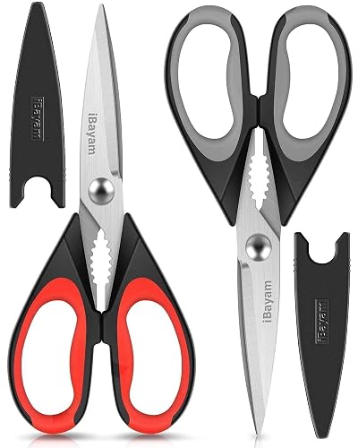 iBayam Heavy Duty Kitchen Shears 2-Pack