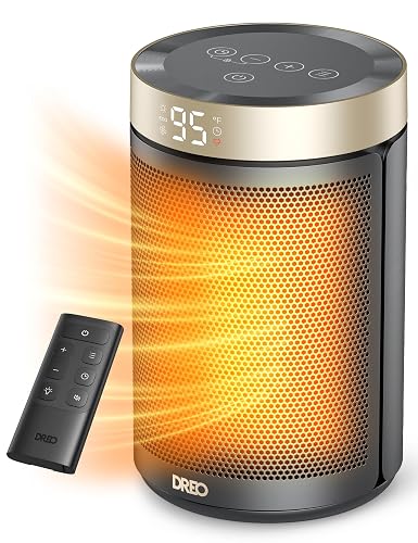 DREO Space Heater, Portable Electric Heater with Thermostat