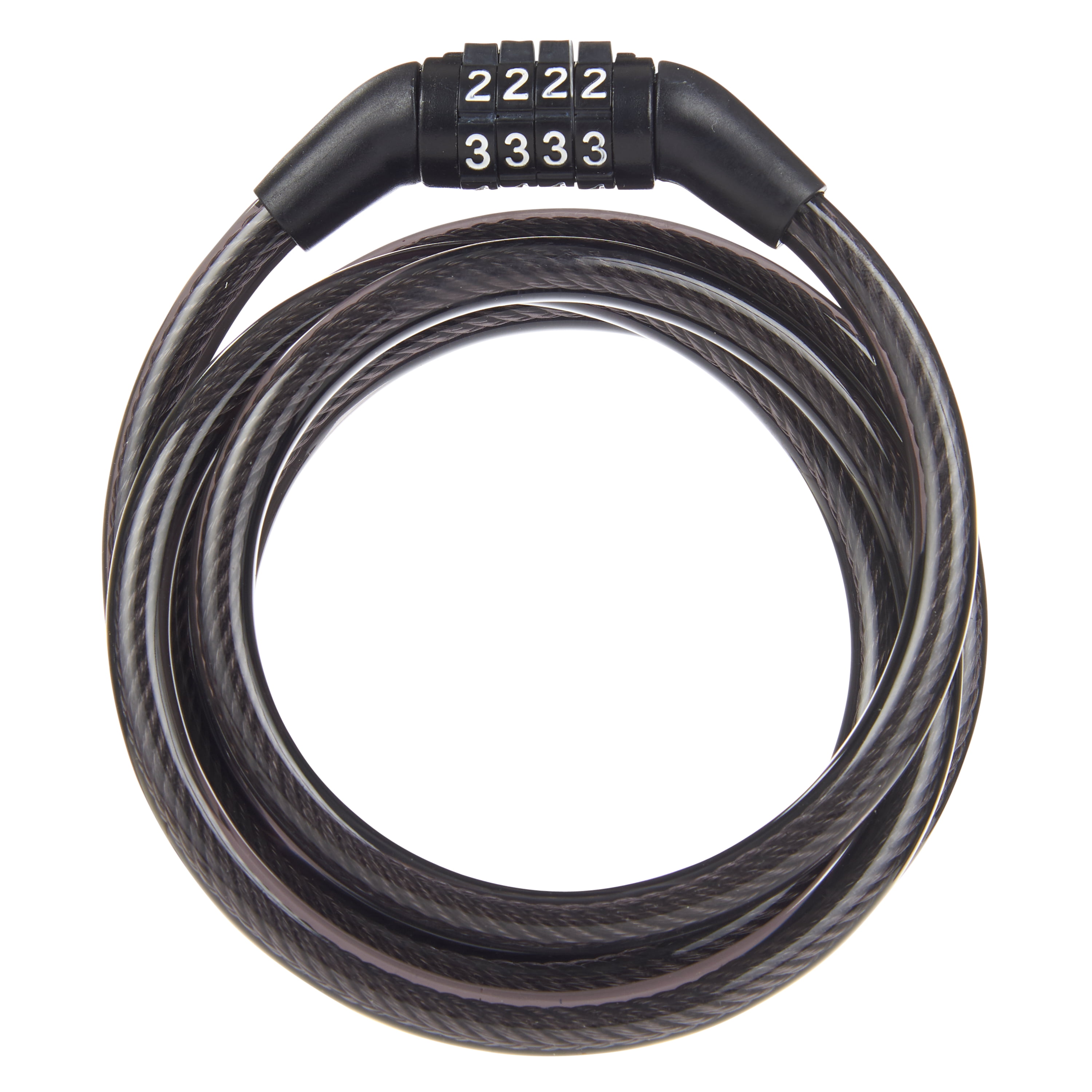 Brinks Covered 5/16 Inch x 5 ft Combination Cable Lock