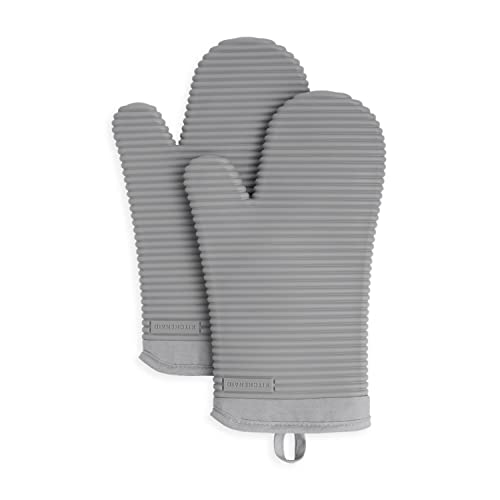 KitchenAid Ribbed Soft Silicone Oven Mitt 2-Pack