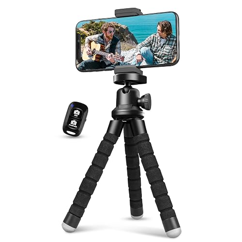 Aureday Flexible Phone Tripod with Remote