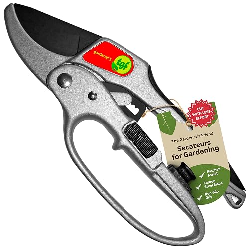 The Gardener's Friend Ratchet Anvil Pruners