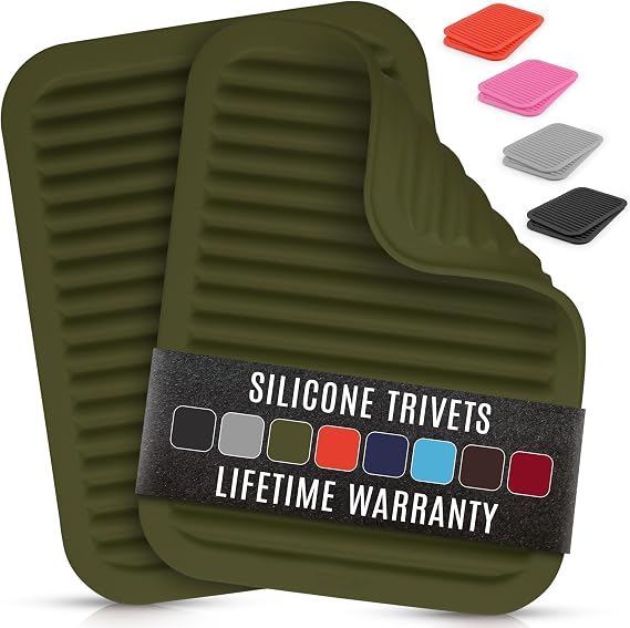 Zulay Olive Green Silicone Pair