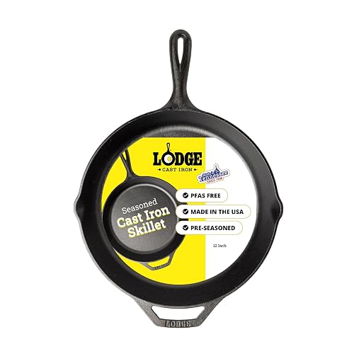 Lodge Pre-Seasoned Cast Iron Skillet 12 Inch