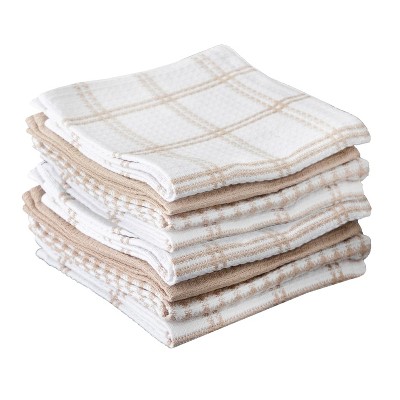 T-fal Waffle Weave Dish Cloths, 8 Pack